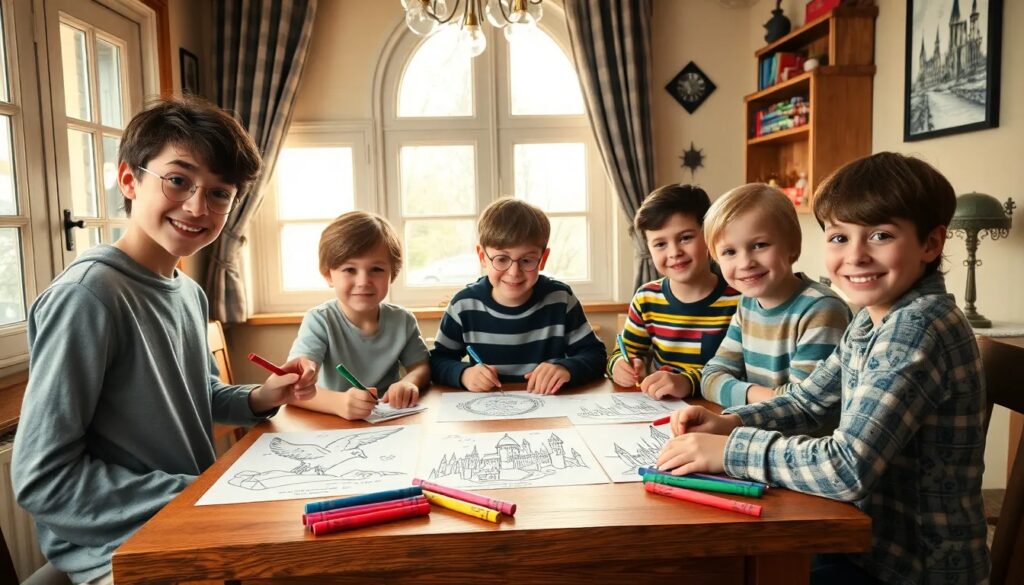 Dibujos de Harry Potter para colorear e imprimir en casa