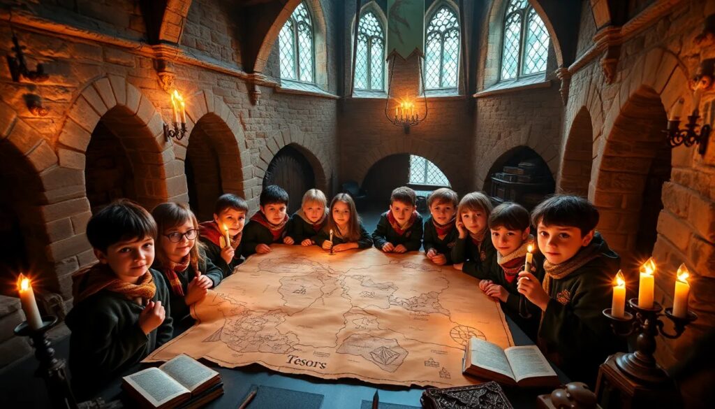Ideas de búsqueda del tesoro con pistas estilo Hogwarts